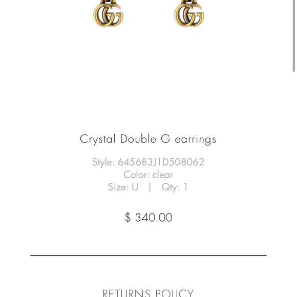 Authenic Gucci Earrings - Picture 6 of 9
